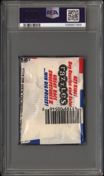 1986-87 Fleer Basketball Sealed Hobby Pack (Micheal Jordan Rookie Sticker on the Back!) Graded PSA 7